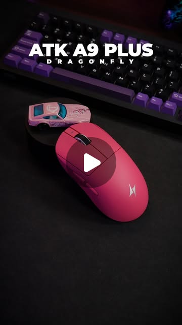 @indianhitech_yt · Finally It's Here - ATK Dragonfly A9 Plus Pink Variant Unboxing! - Pixart PAW 3395 Sensor - Huan